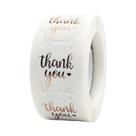 Adesivos Decorativos De Agradecimento Golden Rose 500Pcs/Rolo Para Presentes De Festa, Envelopes E