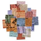 Adesivos Decorativos Scrapbook Planner 46 Jornal Colors