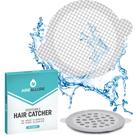 Adesivos descartáveis para drenagem de cabelo para drenagem de chuveiro, pacote com 25
