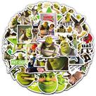 Adesivos Donkeys Shreks Anime em vinil impermeável, 50 unidades/pacote