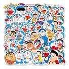 Adesivos Doraemons, vinil impermeável, anime, 50 unidades/lote, 5-7 cm