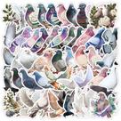 Adesivos Doves, vinil impermeável, anime, 50 unidades/lote, 5-7 cm