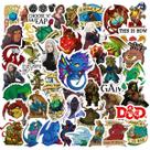 Adesivos Dungeons and Dragons Anime Cartoon 50 unidades de PVC