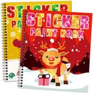 Adesivos e livros de pintura TBEEJ Christmas Crafts Kids 4-8 anos, 2 unidades