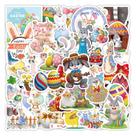 Adesivos Easter Eggs Bunny Vinyl Waterproof Graffiti x50 Adesivos Easter Eggs Bunny Vinyl Waterproof Graffiti x50