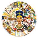 Adesivos Egyptian Pharaoh Anime Cartoon 50 unidades de PVC impermeável