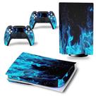 Adesivos eletrônicos decalques blue flame ps5 cd-rom console controladores corpo adesivo estrelado vinil capa de decalque envoltório Adesivos eletrônicos decalques blue flame ps5 cd-rom console controladores corpo adesivo estrelado vinil capa de decalque envoltório