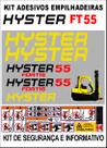 Adesivos Empilhadeira Hyster FT55 Adesivos Empilhadeira Hyster FT55