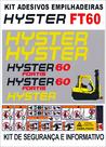 Adesivos Empilhadeira Hyster FT60