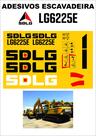 Adesivos Escavadeira SDLG 6625E