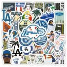 Adesivos esportivos Los Angeles Dodgers à prova d'água 51 unidades