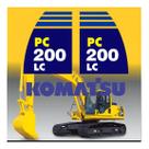 Adesivos Externos SPTS compatível Komatsu PC200LC