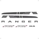 Adesivos Faixa Compatível C/ Ranger Cabine Simples 2014/2016
