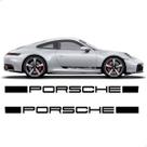 Adesivos Faixa Lateral Para Porsche Carrera Gts 911 Preto