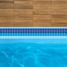 Adesivos faixa Vinílico Proteção Borda Piscina 100cm X 10cm Vinil 12und