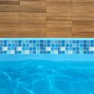 Adesivos faixa Vinílico Proteção Borda Piscina 100cm X 15cm Vinil 12und