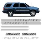 Adesivos Faixas Blazer Preta Executive 2009/2011 Chevrolet