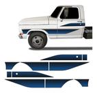 Adesivos Faixas Laterais Ford F4000 1989/1992 Kit Cinza Adesivos Faixas Laterais Ford F4000 1989/1992 Kit Cinza