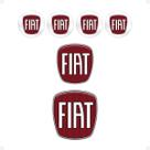 Adesivos Fiat Doblo Emblemas Grade Traseira Rodas Genérico