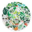 Adesivos Flower & Plant, 50 peças, lindo decalque floral desenhado à mão Adesivos Flower & Plant, 50 peças, lindo decalque floral desenhado à mão