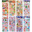 Adesivos fofos Papai Noel 3D para bolsa de festa infantil Adesivos fofos Papai Noel 3D para bolsa de festa infantil