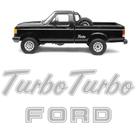 Adesivos Ford Turbo F-1000 1993 1994 1995 Emblemas Prata Adesivos Ford Turbo F-1000 1993 1994 1995 Emblemas Prata