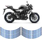 Adesivos Frisos Roda Moto Yamaha MT-03 Filete Azul Refletivo Adesivos Frisos Roda Moto Yamaha MT-03 Filete Azul Refletivo
