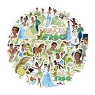 Adesivos Frogs Princess, vinil impermeável, anime, 50 unidades/lote