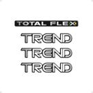 Adesivos Gol G4 Trend Emblema Total Flex Resinado - Genérico