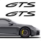 Adesivos Gts Para Porsche Carrera 911 Preto Texturizado Par