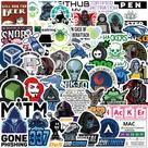 Adesivos Hacker Program Coding Vinil Impermeável, 50 unidades Adesivos Hacker Program Coding Vinil Impermeável, 50 unidades