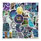 Adesivos Haunteds Mansions, vinil impermeável, anime, 50 unidades/lote