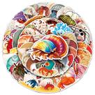 Adesivos Hermit Crab Marine Life em vinil impermeáveis 50 unidades Adesivos Hermit Crab Marine Life em vinil impermeáveis 50 unidades