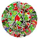 Adesivos Hows Grinchs Stoles Christmas Waterproof 52 unidades