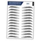 Adesivos impermeáveis de tatuagem de sobrancelha para homens Bliss and Beyond Adesivos impermeáveis de tatuagem de sobrancelha para homens Bliss and Beyond