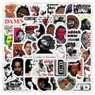 Adesivos impermeáveis Kendrick Lamar Duckworth, 50 unidades