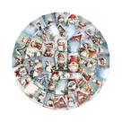 Adesivos Impermeáveis Retrô De Natal Com Tema Campo Nevado, 50 Peças Para Celular, Scrapbook, Mala,