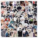 Adesivos Jujutsus Kaisens, vinil impermeável, anime, 100 unidades