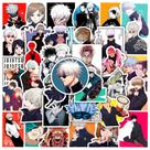 Adesivos Jujutsus Kaisens, vinil impermeável, anime, 50 unidades
