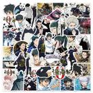 Adesivos Jujutsus Kaisens, vinil impermeável, anime, 50 unidades