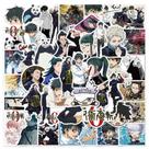 Adesivos Jujutsus Kaisens, vinil impermeável, anime, 50 unidades