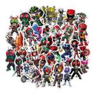 Adesivos Kamens Riders Anime 50 peças de PVC impermeáveis e à prova de sol