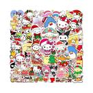 Adesivos Kawaii De Natal Sanrio Hello Kitty 50PCS Brinquedos Para Crianças Adesivos Divertidos De