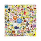 Adesivos Kawaii Do Bob Esponja, 100 Peças, À Prova D'água, Para Decoração De Malas, Cadernos E