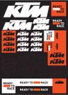 Adesivos KTM Team Corporate Genuínos - 3PW210065800
