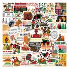 Adesivos Kwanzaa Waterproof Graffiti Decalques 120 unidades/lote Adesivos Kwanzaa Waterproof Graffiti Decalques 120 unidades/lote