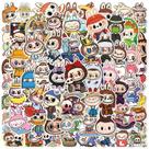 Adesivos Labubus Waterproof Vinyl Anime 50 unidades/lote 5-7 cm