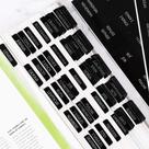 Adesivos laminados com impressão grande Bible Tabs Thinkor Reposition