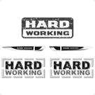 Adesivos Lateral Traseiro Strada Hard Working 2014/ Genérico