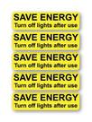Adesivos Light Switch economizam energia - 5 decalques TheStickerShop